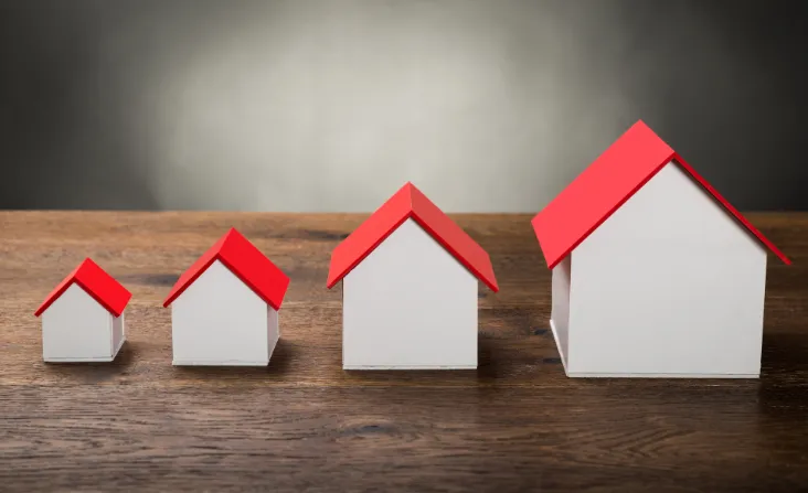 house images scaling from small to large.