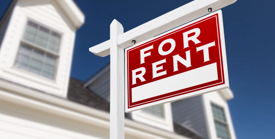 house for rent sign